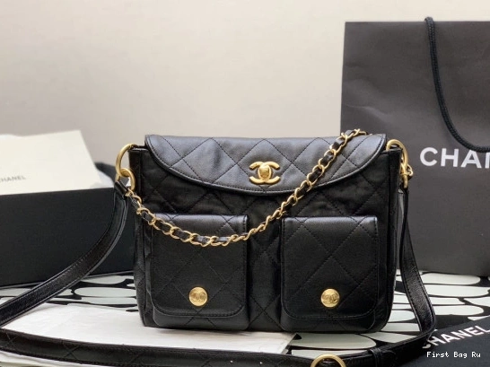First Bag Ru HOBO CHANEL HANDBAG-21×30×5cm 0822